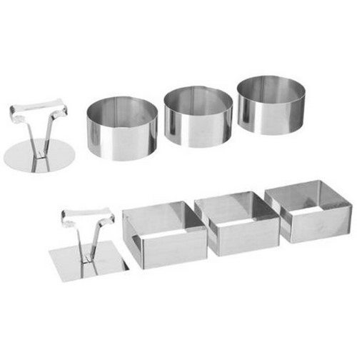 SET 3 EMPLATADORES+PISADOR 5FIVE FORMAS SURTIDAS